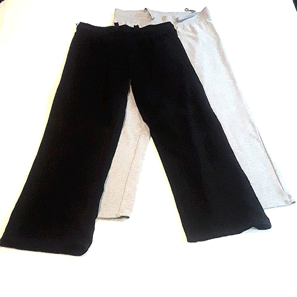 2 Pair Joggers Gray Black